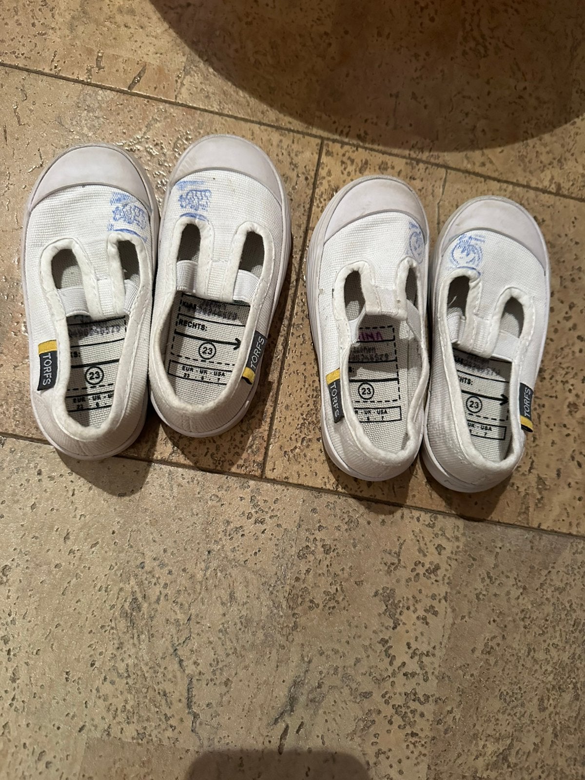 Turnpantoffeltjes, Kinderen en Baby's, Babykleding | Schoentjes en Sokjes, Ophalen, Zo goed als nieuw
