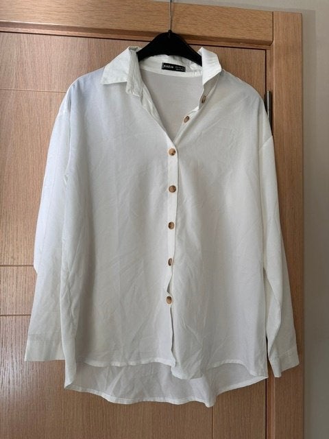 Blouse Shein maat S (nr2437a), Kleding | Dames, Wit, Ophalen of Verzenden, Zo goed als nieuw, Maat 36 (S)