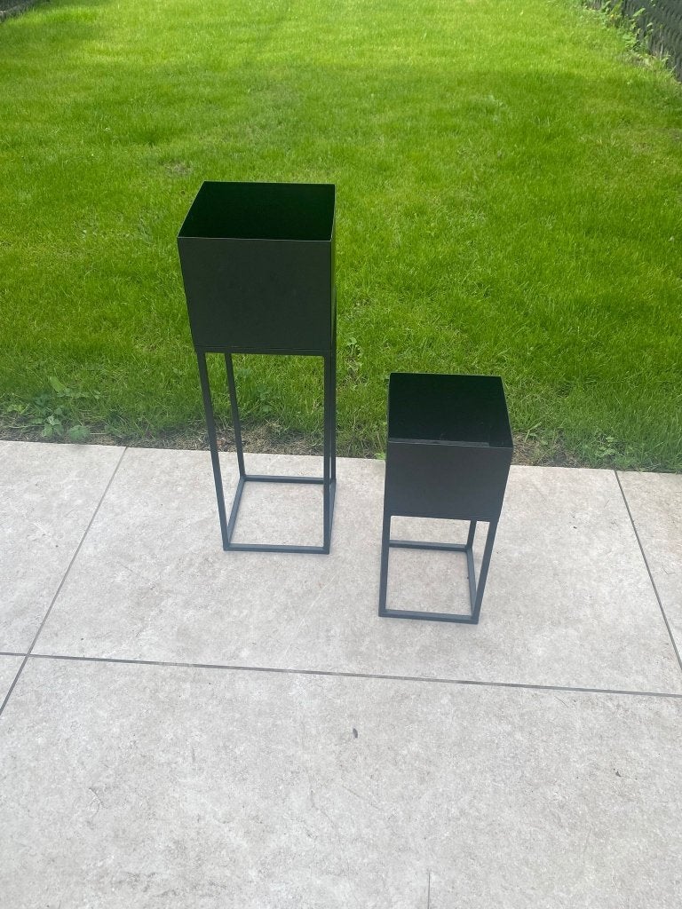 Plantenstandaard (set van 2), Ophalen, Kunststof, Gebruikt, Minder dan 60 cm