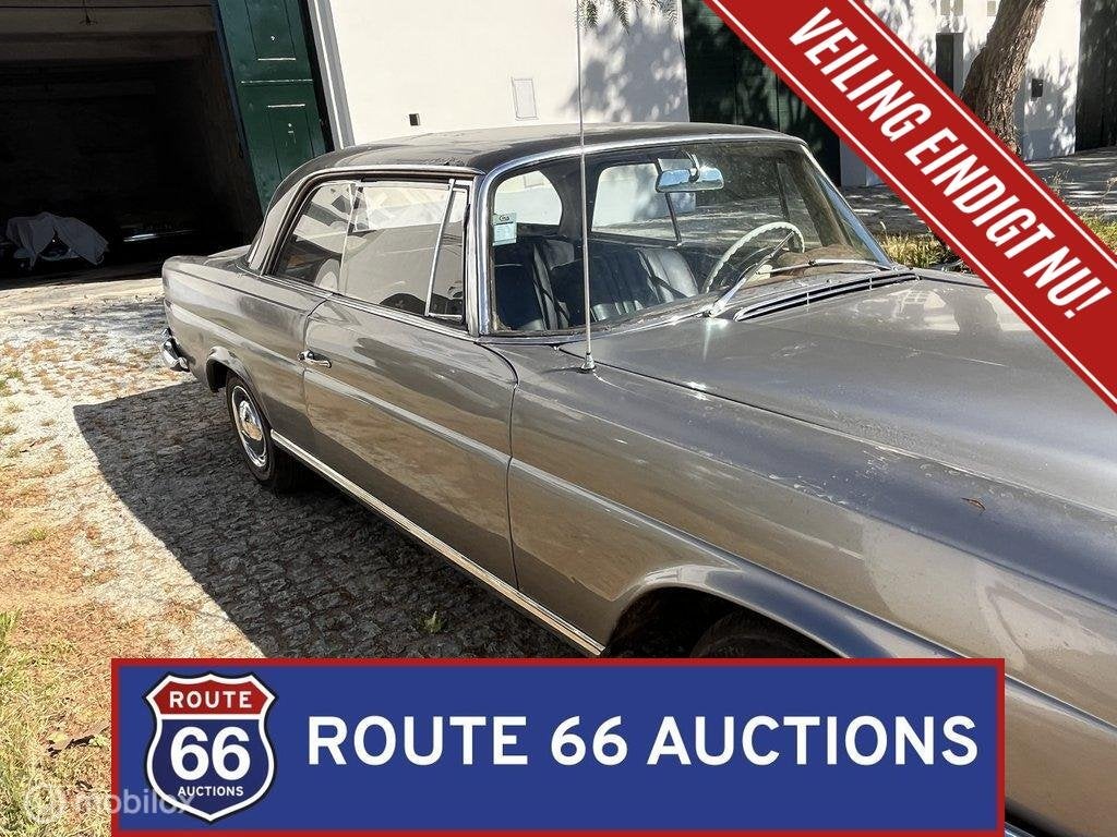 Mercedes-Benz 220 SEb Coupé | 1961 | Route 66 Auctions, Autos, Achat, Entreprise, Boîte manuelle, Autre carrosserie