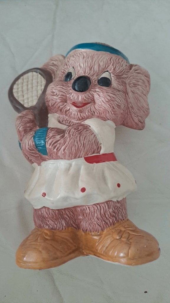 Tirelire vintage 24cm, Collections, Tirelires, Enlèvement ou Envoi, Utilisé, Pierre, Poterie ou Céramique, Animal