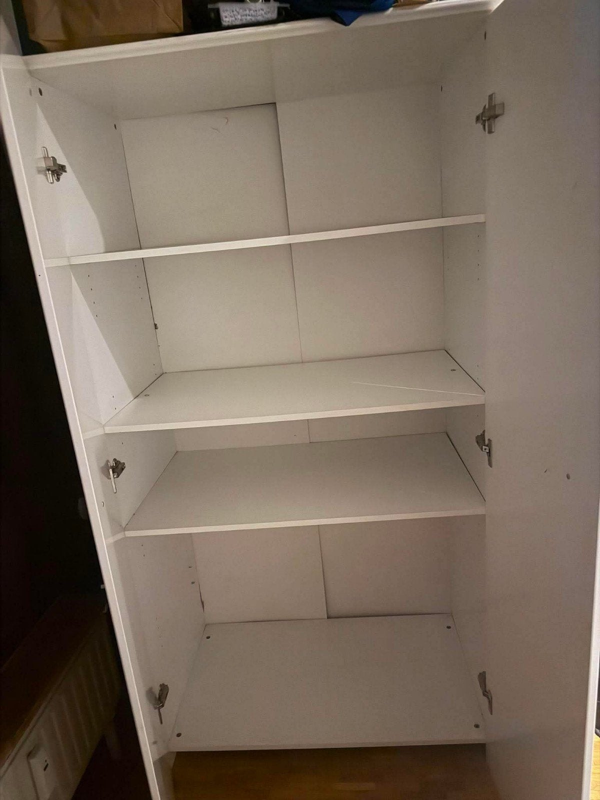 armoire 2 porte blanche ikea pour enfant très bon état, Enlèvement, Utilisé, Bois moderne