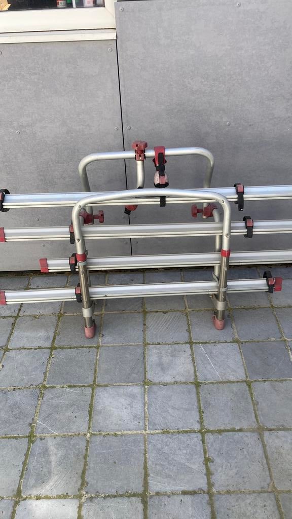 Fiamma fietsendrager voor camper, Ophalen