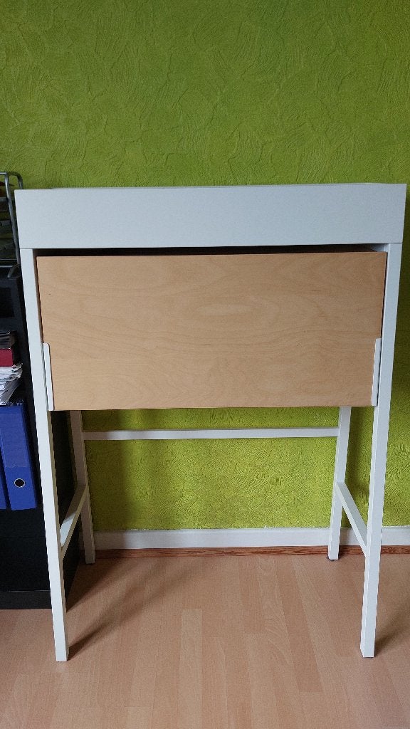 Bureau compact design avec  tablette  / Idéal petit espace, 90 cm, 43 cm, Comme neuf, Enlèvement