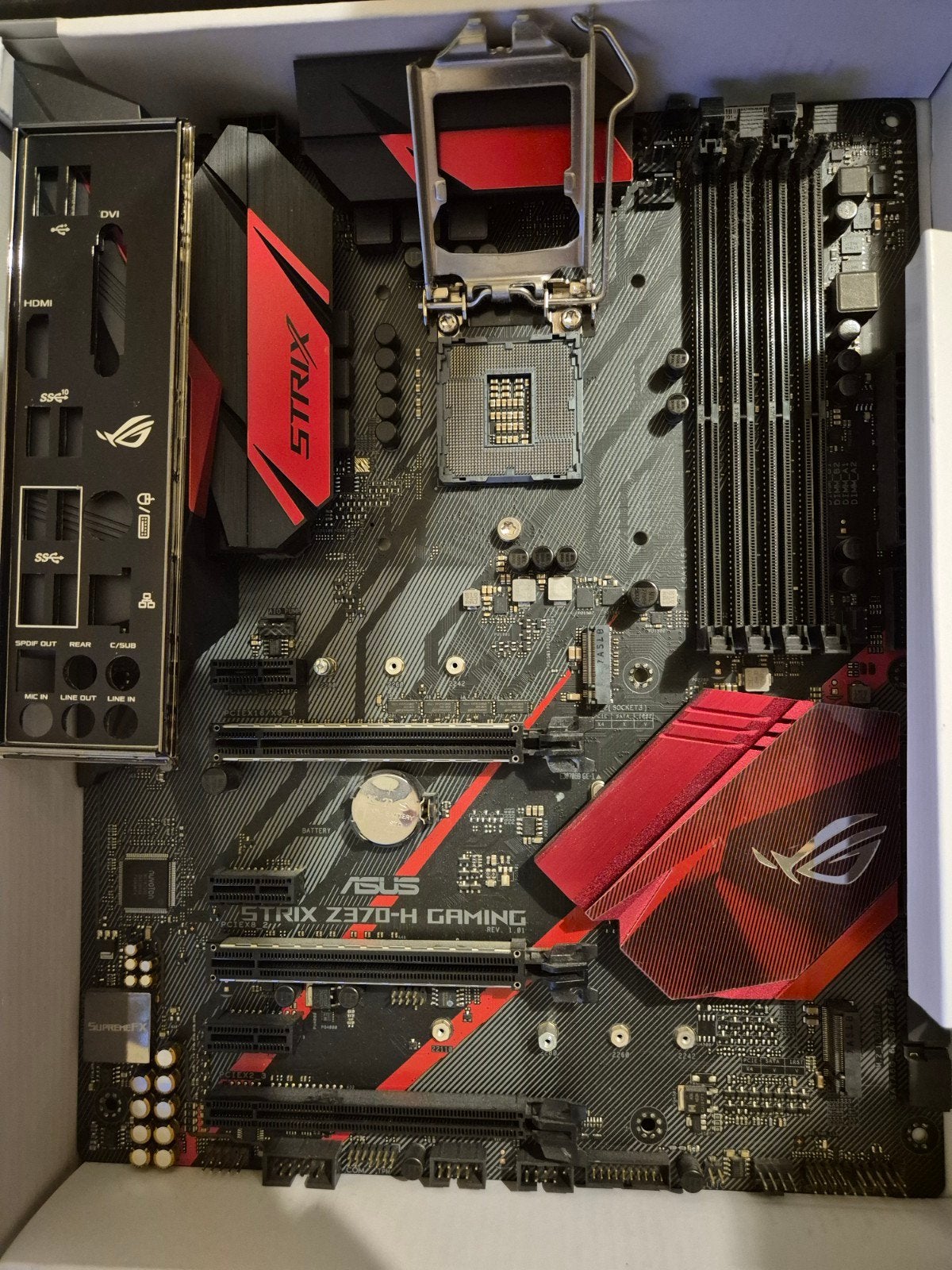 ASUS ROG Strix Z370-H Gaming, Informatique & Logiciels, Enlèvement, Intel, DDR4