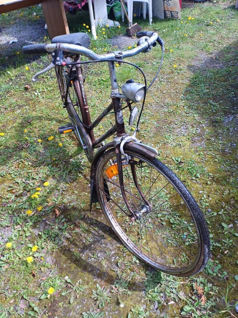 Vintage damesfiets gazelle, Ophalen