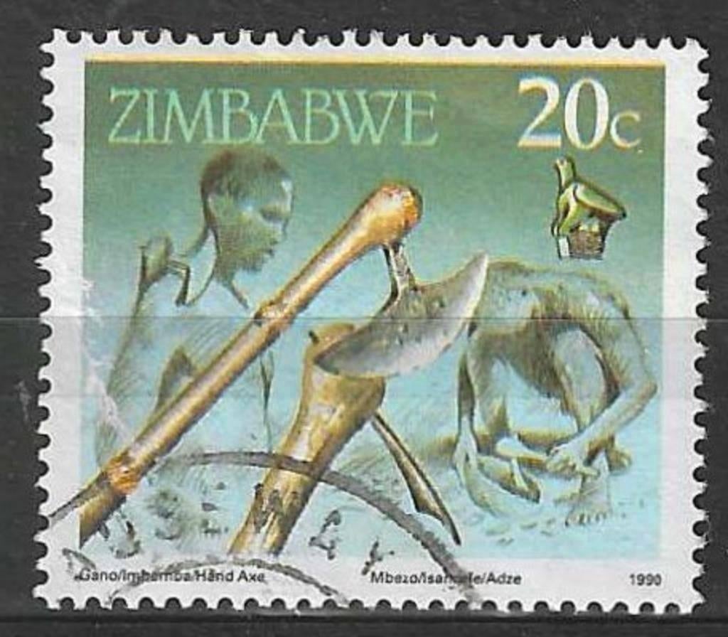 Zimbabwe 1990 - Yvert 199 - Het leven in Zimbabwe (ST), Verzenden, Zimbabwe, Gestempeld