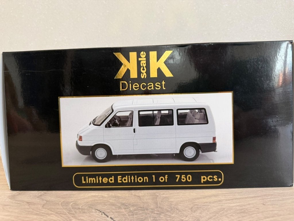 KK Scale Volkswagen T4 1:18 – Limited Edition 750 stuks, Ophalen, Zo goed als nieuw, Auto, Overige merken