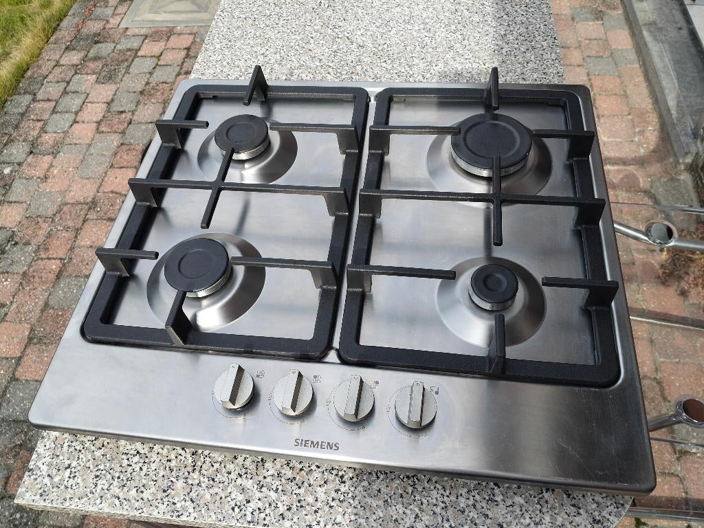 Siemens gasfornuis, Ophalen, Gebruikt, 4 kookzones, Inbouw