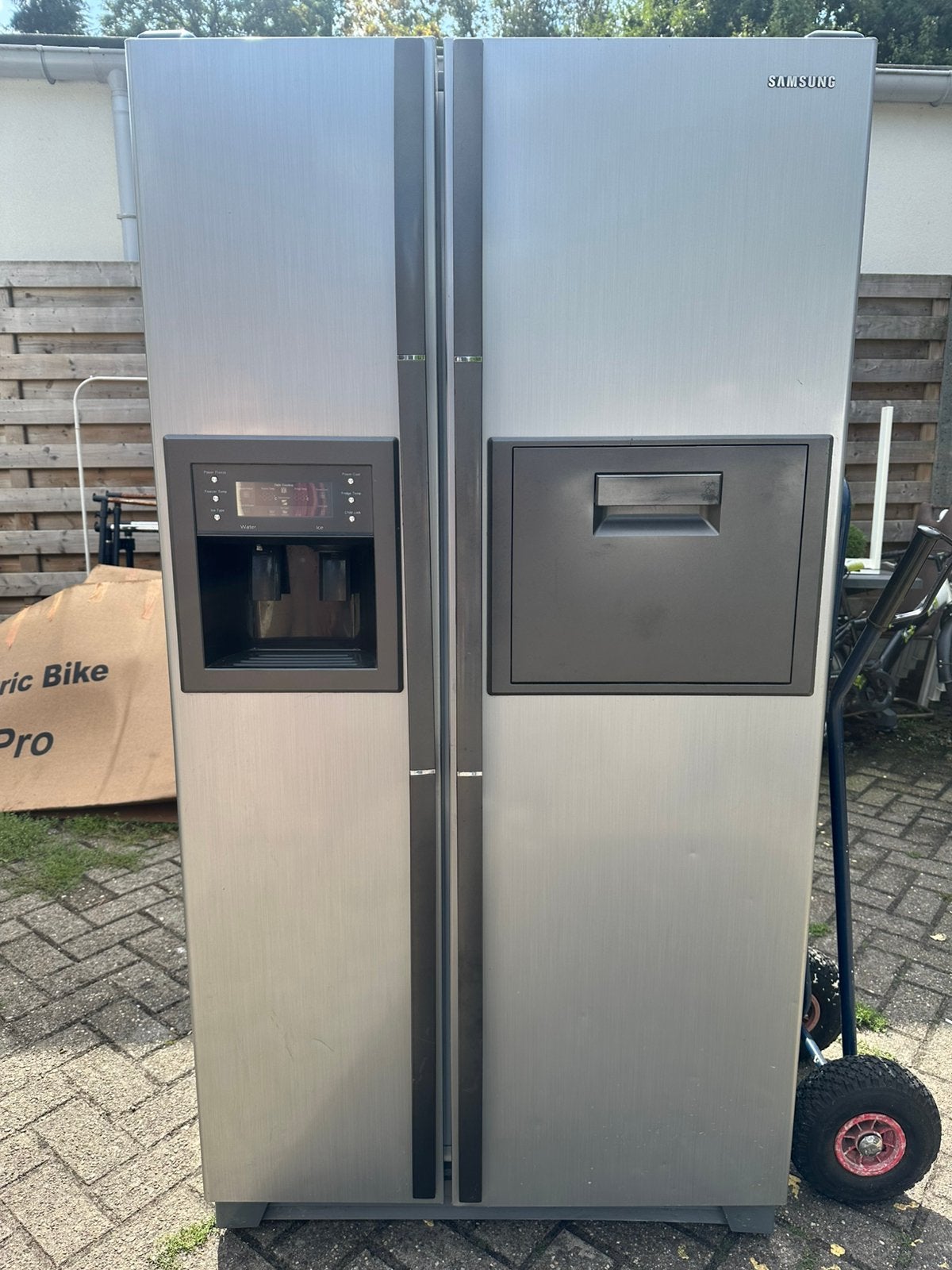 Amerikaanse koelkast Samsung, Ophalen, Gebruikt, 200 liter of meer, 60 cm of meer