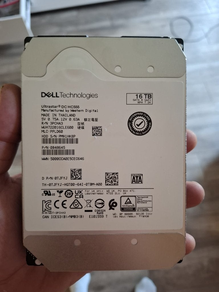 DELL - Ultrastar (DC HC555) 16tb, Computers en Software, Harde schijven, Intern, Server, Ophalen of Verzenden, Zo goed als nieuw