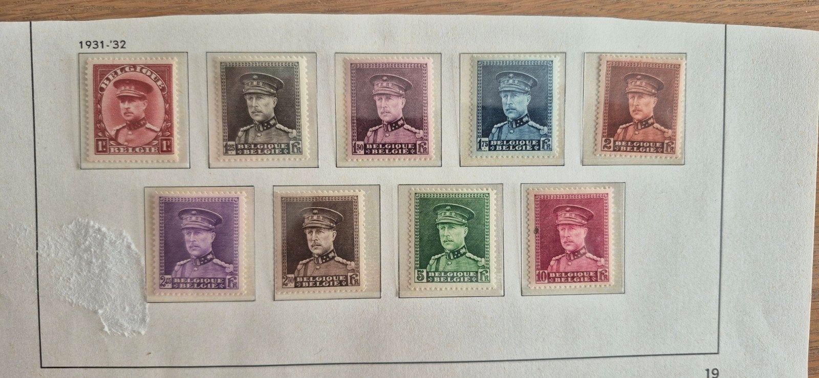 Albert met kepi, Sans timbre, Neuf, Enlèvement ou Envoi, Non oblitéré