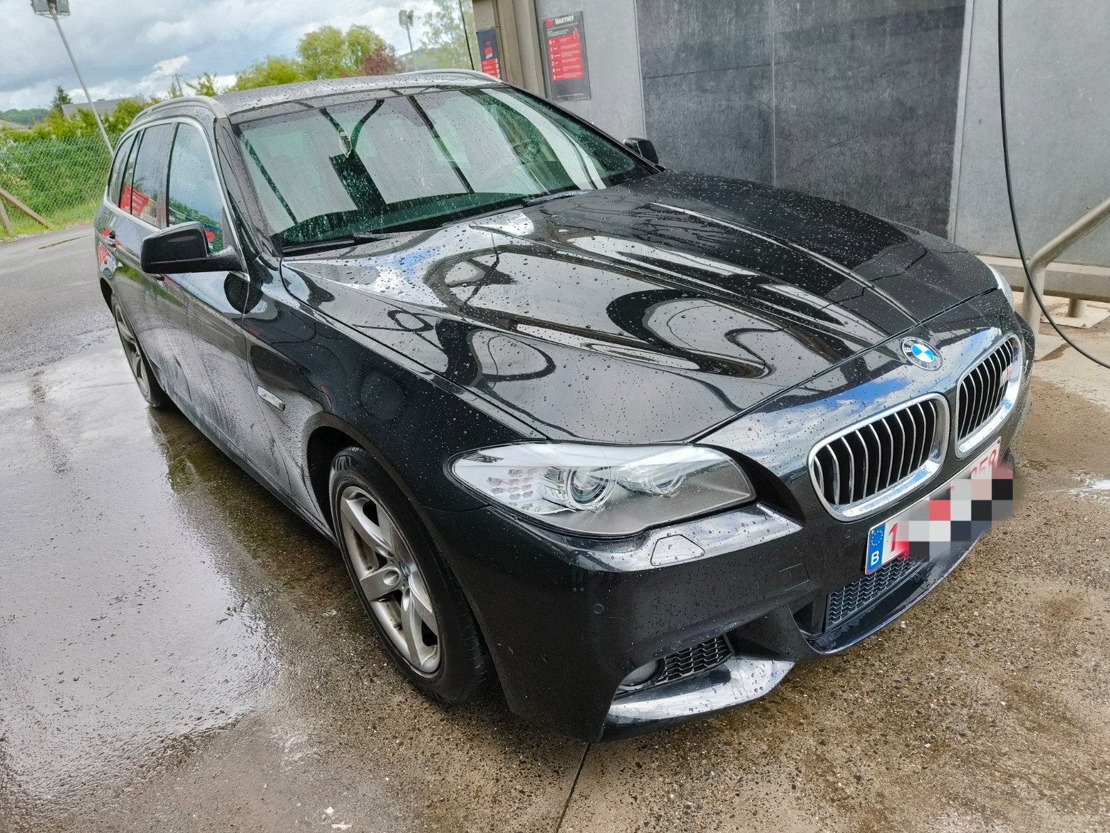 BMW prêt à immatriculée 520d Touring Pack M de 2014 LCI, Auto's, Achterwielaandrijving, 4 cilinders, Zwart, 5 deurs