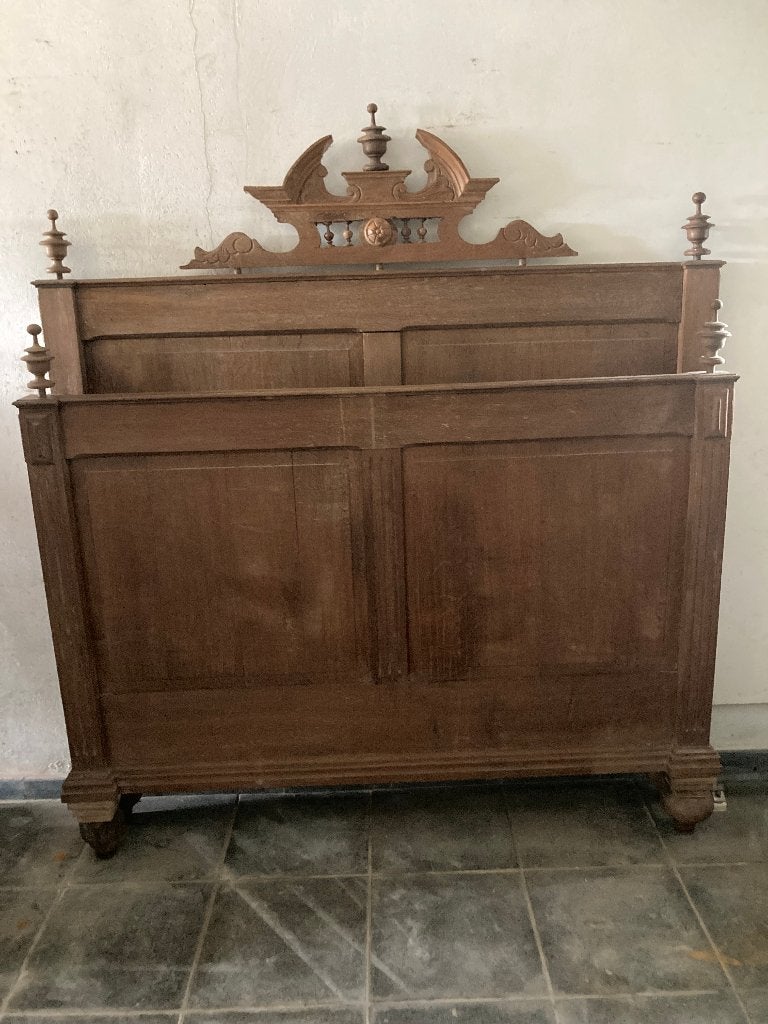 Lit (début XXème siècle), Maison & Meubles, Autres dimensions, Une personne, Brun, Enlèvement