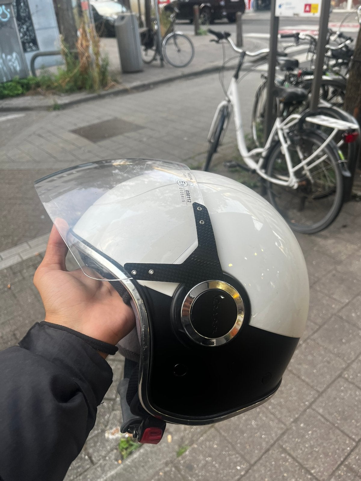 Vespa helm maat S, Ophalen, Zo goed als nieuw