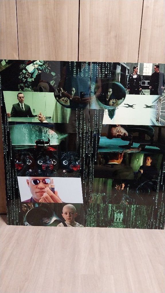2 Matrix fotoposters op aluminium 120 op 60 - zelf ontworpen, Ophalen, Gebruikt, Overige formaten, Alle leeftijden