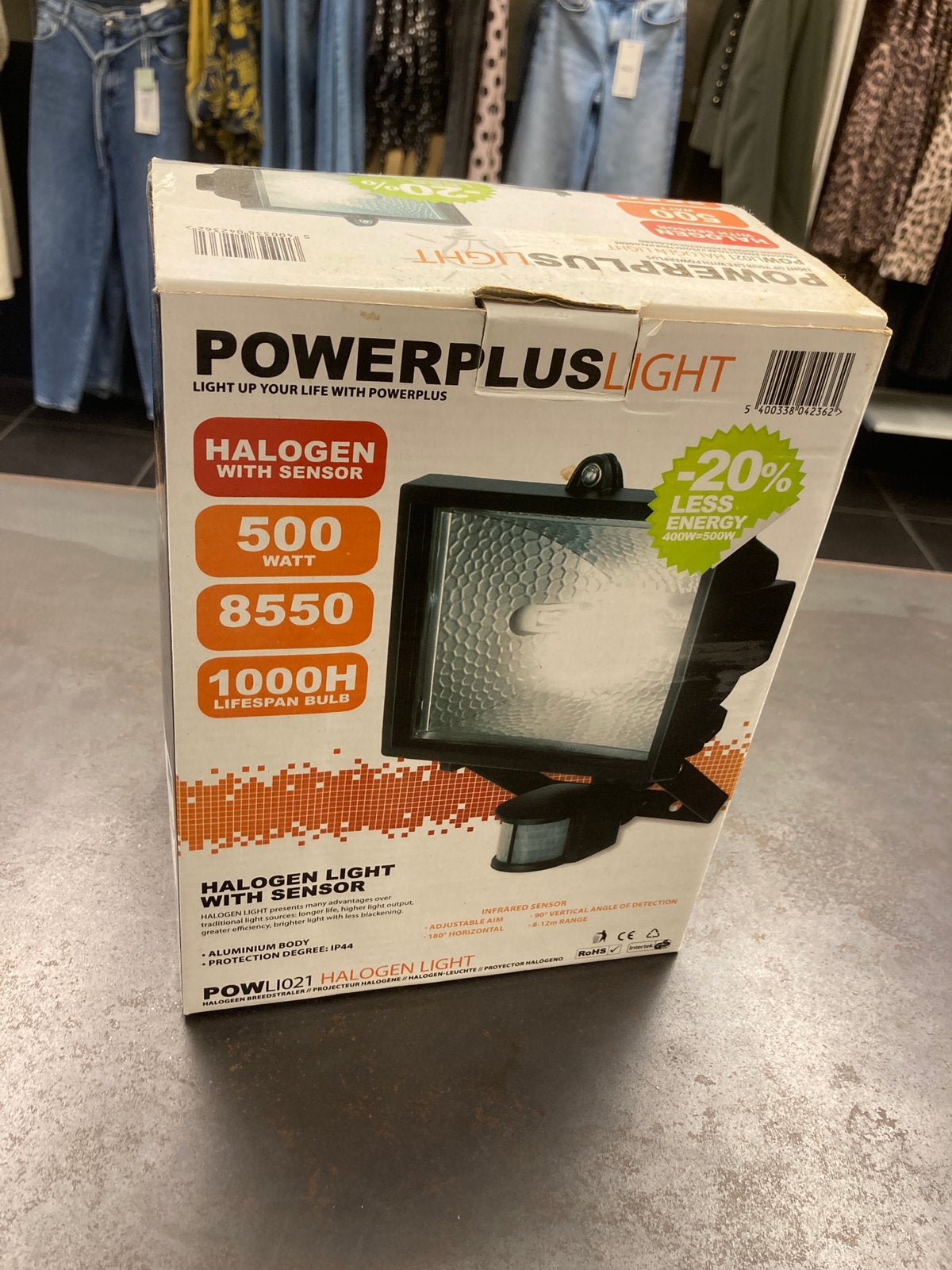 Halogeen buitenlamp met sensor, Ophalen, Nieuw, Overige typen