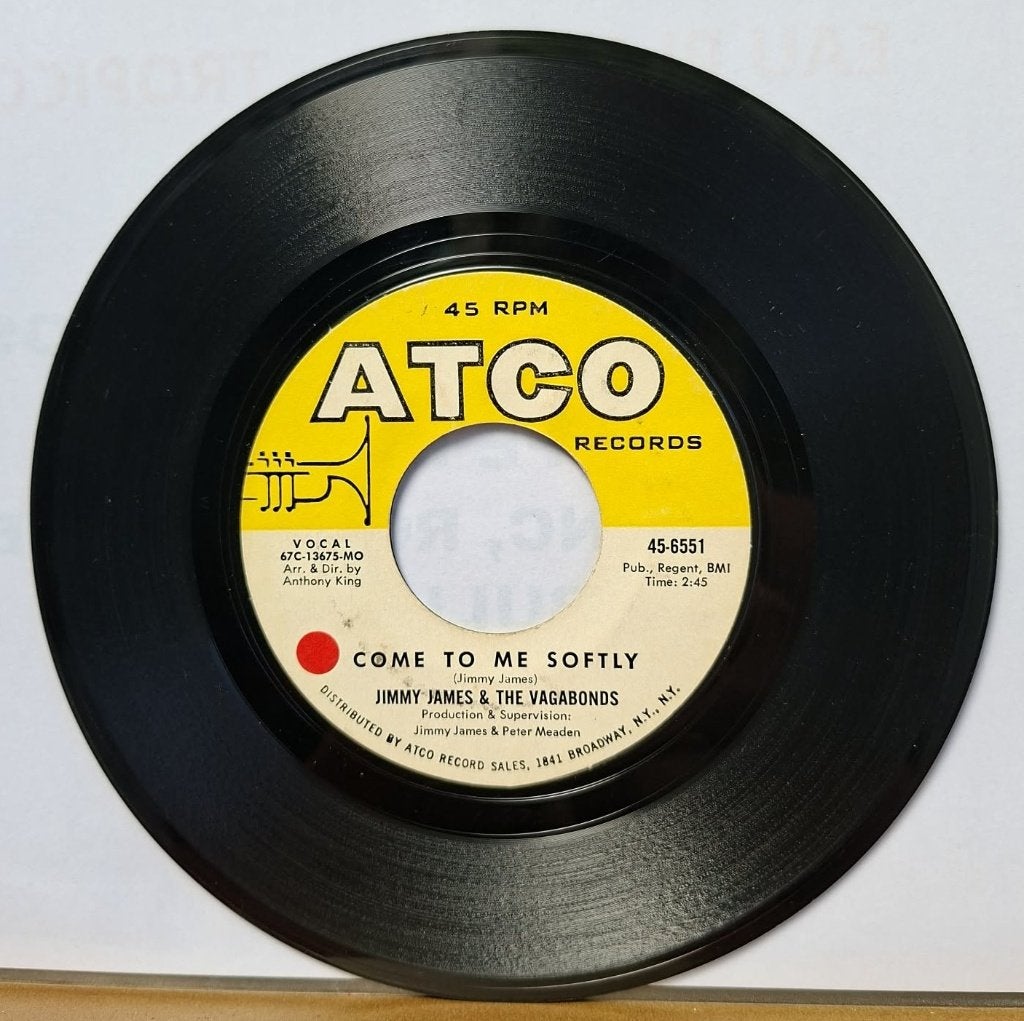 Popcorn Groove /Jimmy James - Kom zachtjes naar me toe, Gebruikt, Originele persing, 7 inch, Ophalen of Verzenden