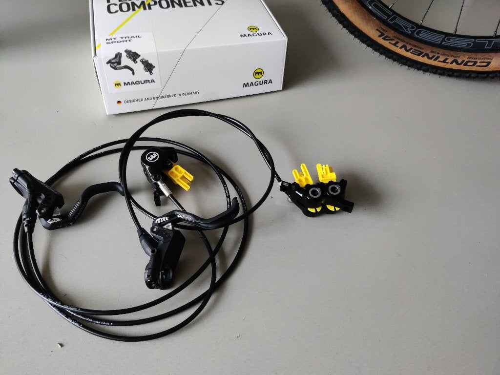 Magura MT Trail Sport NIEUW + 203/180 schijven, Fietsen en Brommers, Fietsonderdelen, Remmen, Magura, Kinderfiets, Nieuw