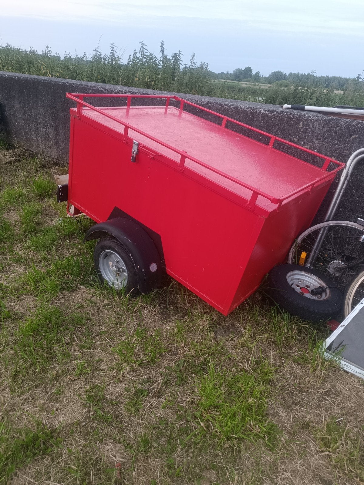 Bagage aanhangwagen, Fietsen en Brommers, Fietsaccessoires | Aanhangwagens en Karren, Ophalen