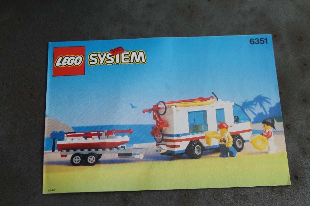 Lego 6351 Surf N' Sail Camper, Gebruikt, Lego, Ophalen of Verzenden, Complete set