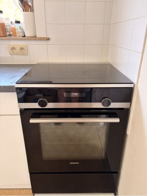 Siemens iQ500 fornuis met 4 inductie, Elektronische apparatuur, Fornuizen, Gebruikt, Vrijstaand, Inductie, 4 kookzones, 85 tot 90 cm