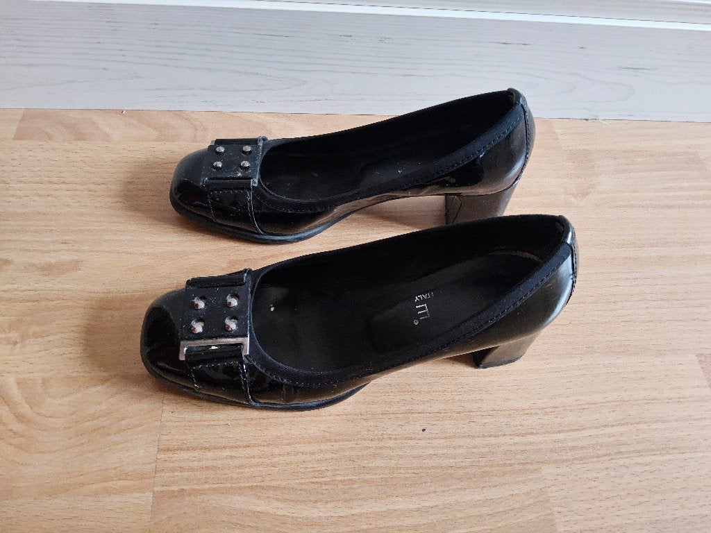 Schoenen maat 37, Pumps, Zwart, Ophalen of Verzenden, Zo goed als nieuw