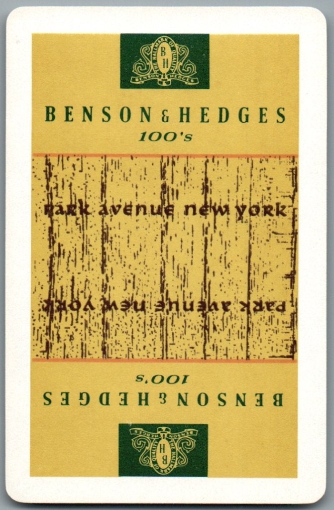 speelkaart - LK15053 - Benson & Hedges, Collections, Envoi, Comme neuf, Carte(s) à jouer