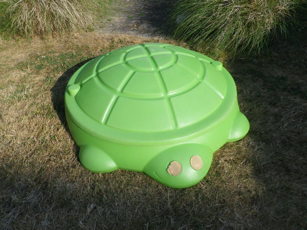 bac à sable avec couvercle (110 cm de diamètre), Enlèvement, Utilisé
