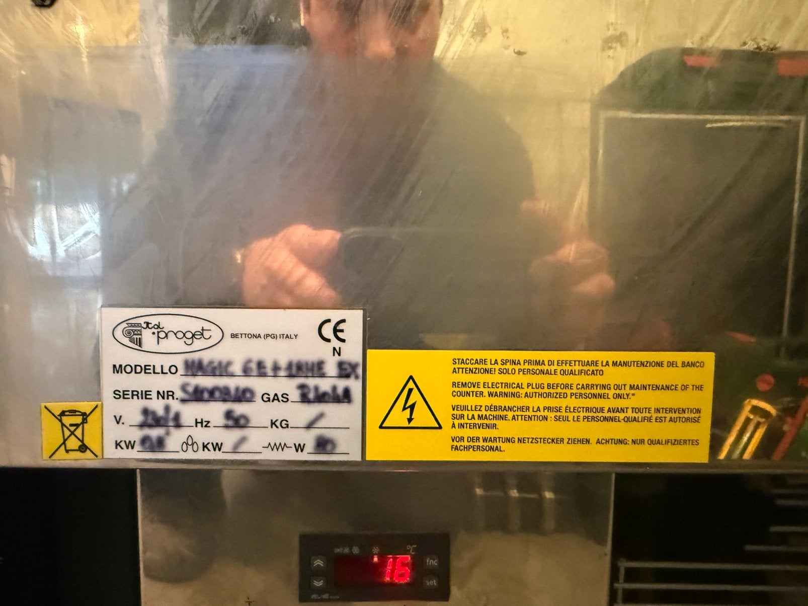 Professionele schepijsvitrine Ital Proget – 2 meter, Ophalen, Diepvries