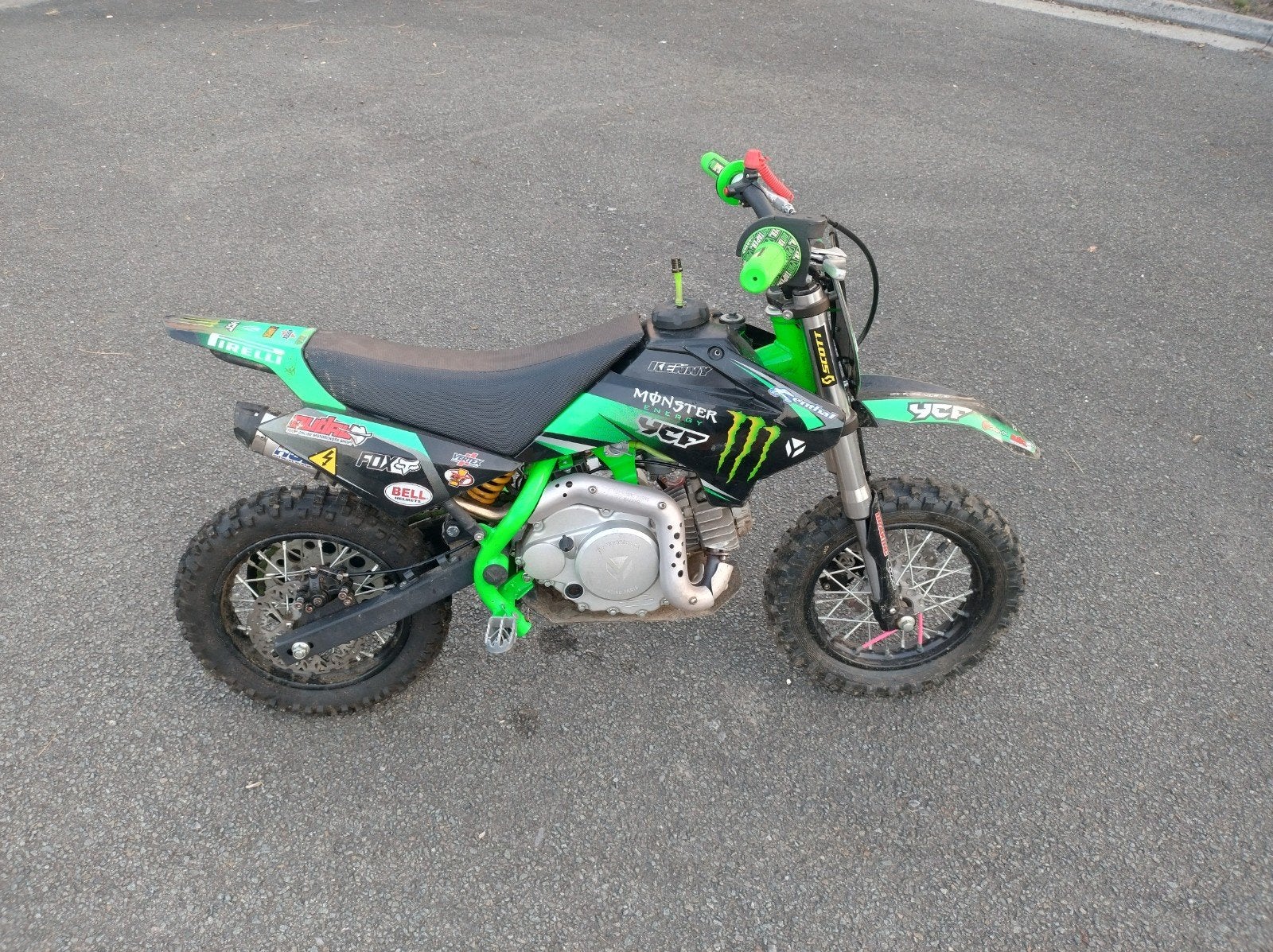 YCF 50A kids moto, Ophalen