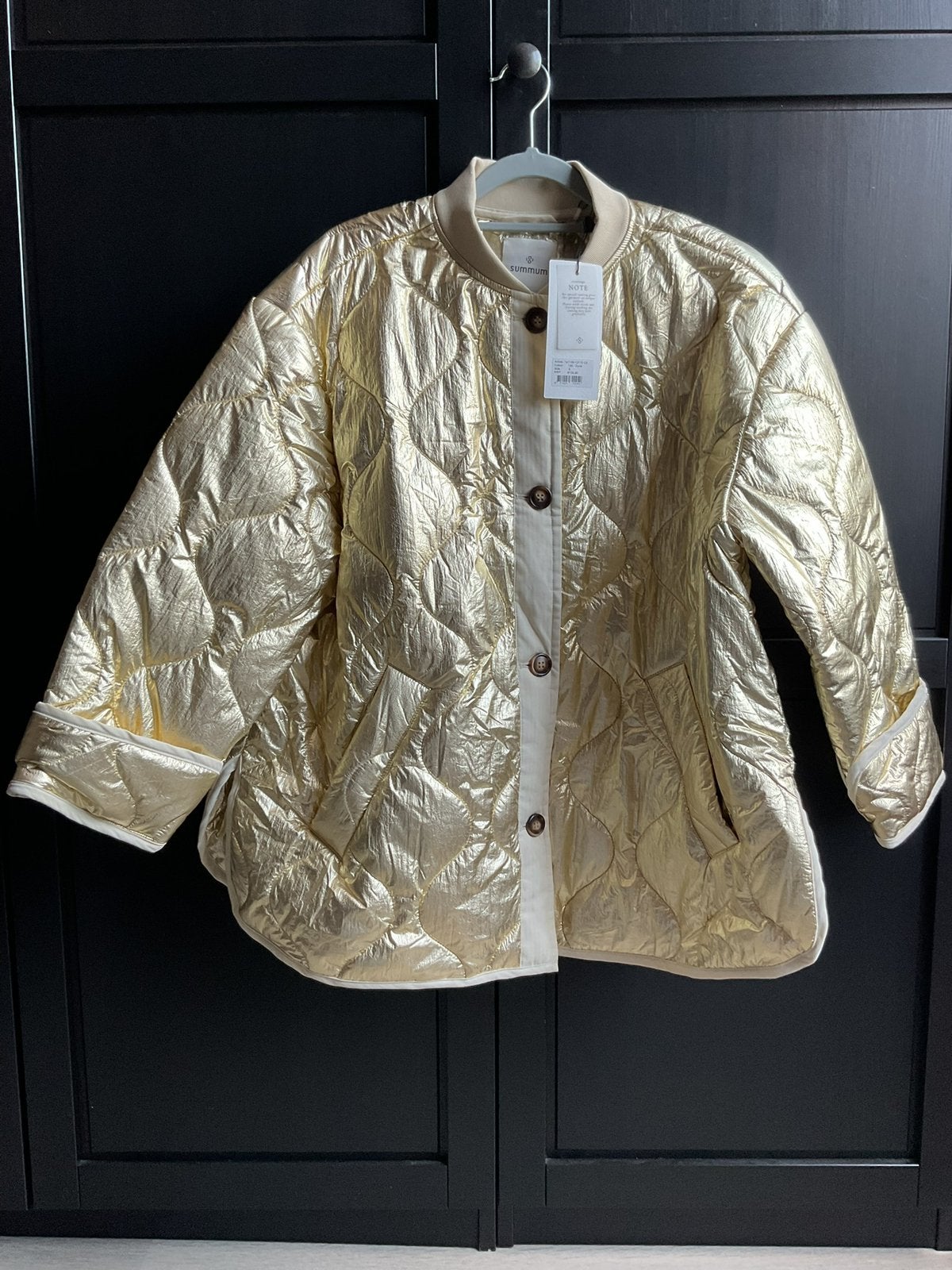 Ultiem windjack voor dames, Kleding | Dames, Jassen | Zomer, Ophalen of Verzenden, Nieuw, Maat 36 (S), Goud
