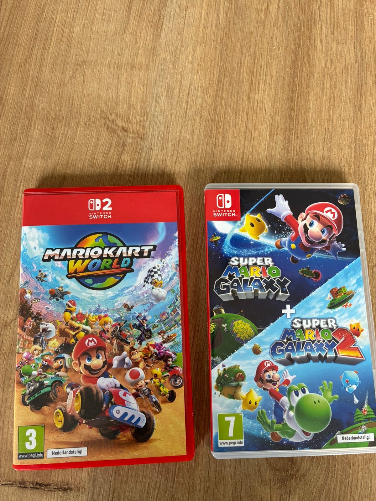 Mario kart world & mario galaxy 1,2, Enlèvement, Comme neuf