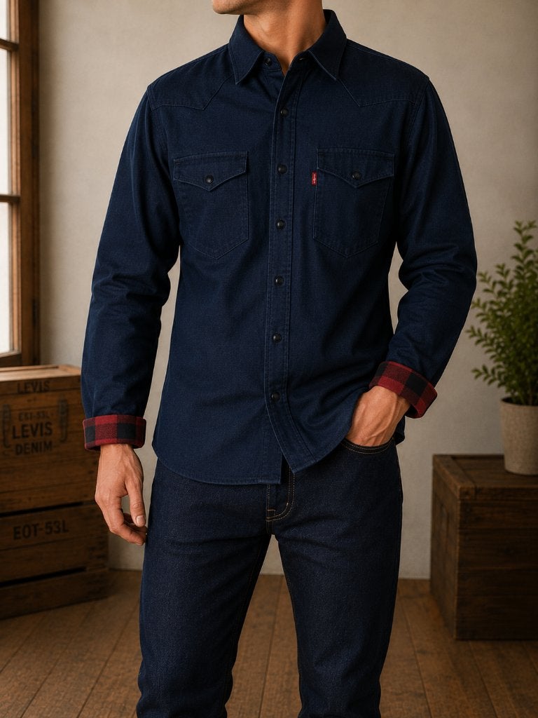 Chemise neuve Homme marque Levis, Neuf, Tour de cou 39/40 (M), Enlèvement ou Envoi, LEVI'S