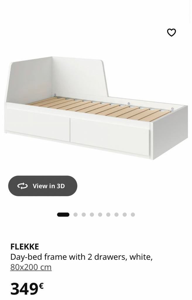 Ikea flekke lit, Ophalen, Zo goed als nieuw