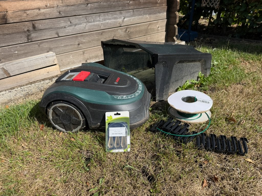 Bosch indego M+700, Jardin & Terrasse, Tondeuses robotisées, 20 à 25 cm, Bosch Indego, Enlèvement, Utilisé