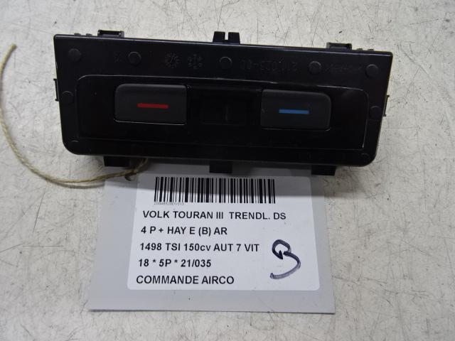 BEDIENINGSPANEEL AIRCO Volkswagen Touran (5T1) (3G0907049D), Auto-onderdelen, Gebruikt, Volkswagen