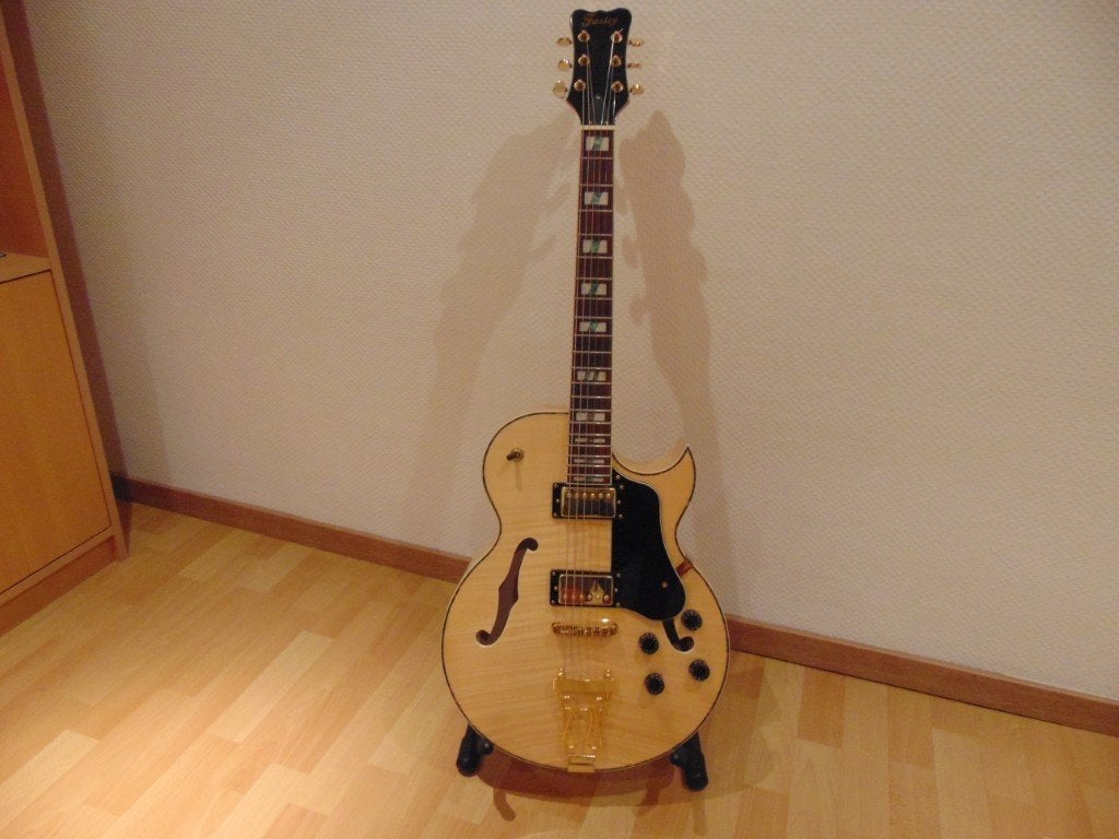 Semi - Akoestische hollow body gitaar Fazley nieuw !, Muziek en Instrumenten, Ophalen, Nieuw, Overige typen, Met (piezo-)element