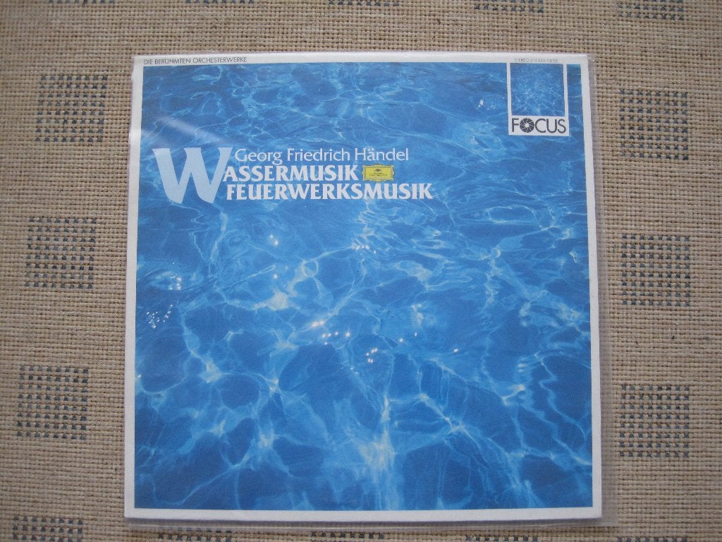 Georg Friedrich Handel - Water Music Feuerwerksmusik, CD & DVD, Vinyles | Classique, Enlèvement ou Envoi, Utilisé, Housse de protection extérieure