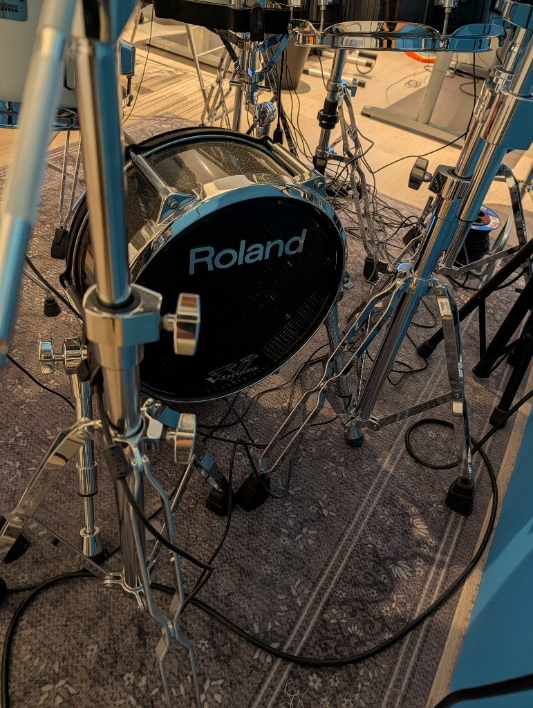Roland V71 Flagship Digitale Drumkit - Complete Topset, Musique & Instruments, Batteries & Percussions, Enlèvement, Comme neuf