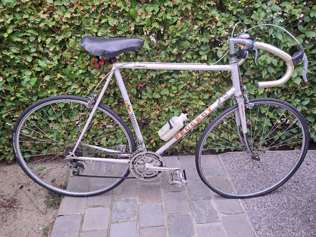 retro koersfiets peugeot, Fietsen en Brommers, 28 inch, Gebruikt, 53 tot 57 cm, Ophalen