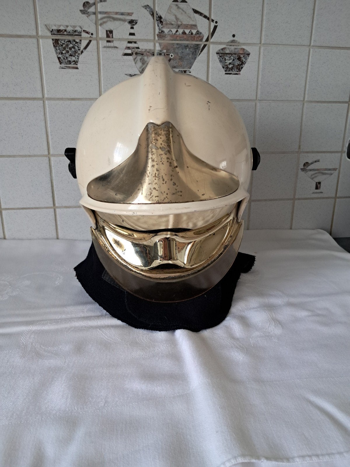 casque de sergent pompier  gallet, Collections, Enlèvement ou Envoi, Gendarmerie, Casque ou Béret