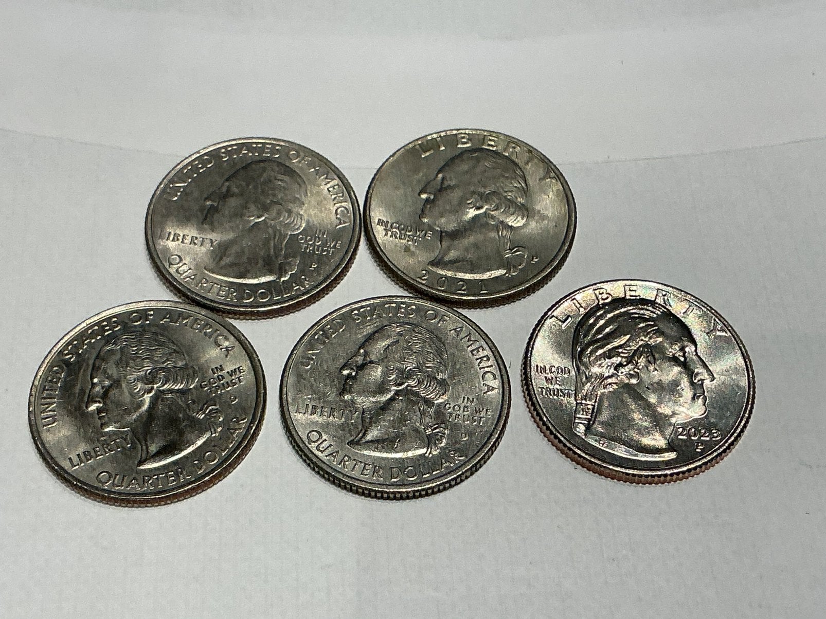 USA 5 x Quarter dollar lot 18, Postzegels en Munten, Ophalen of Verzenden