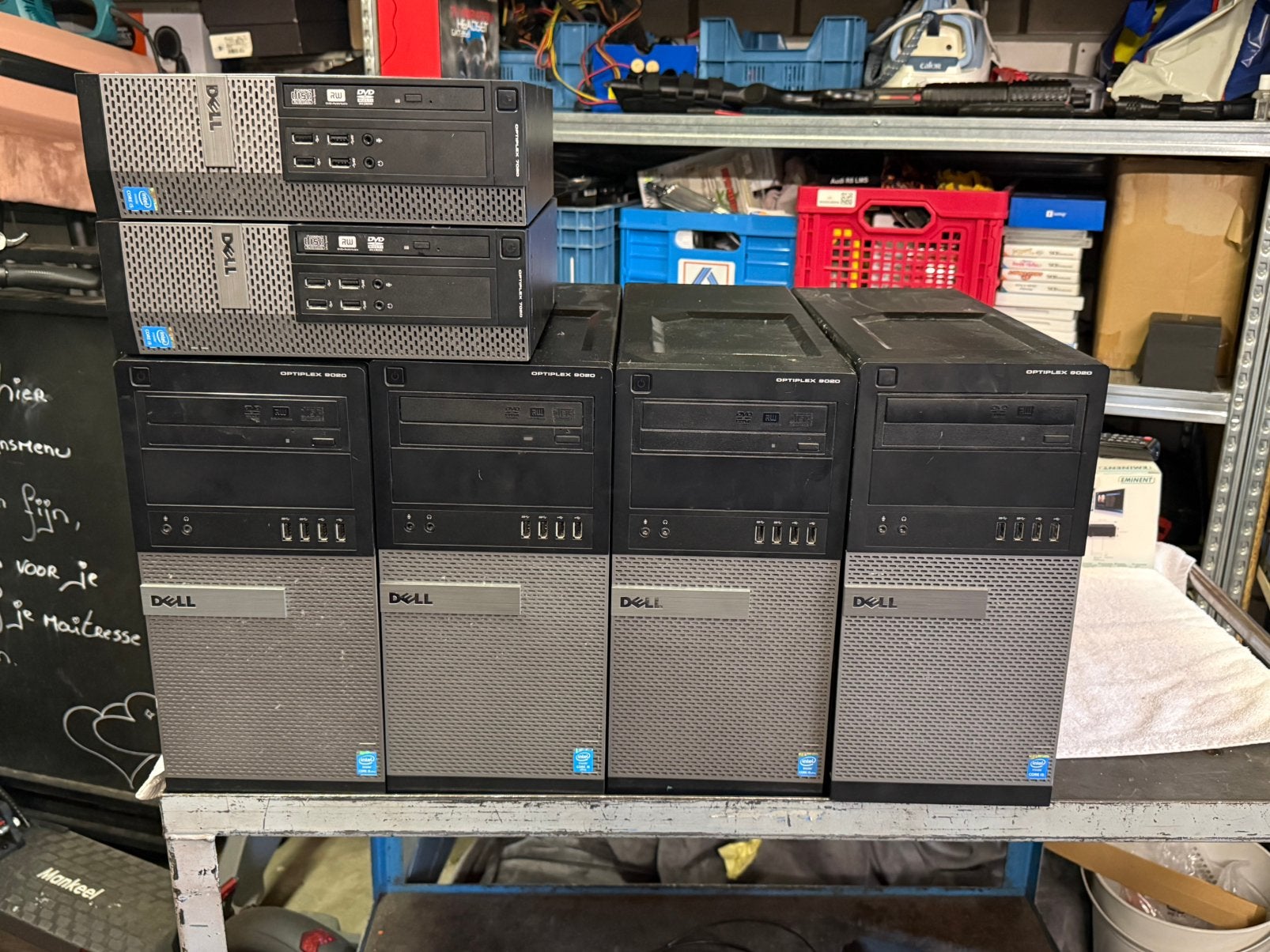 5 Dell OptiPlex pc’s i5 lezen, Computers en Software, Ophalen, Zo goed als nieuw, 8 GB