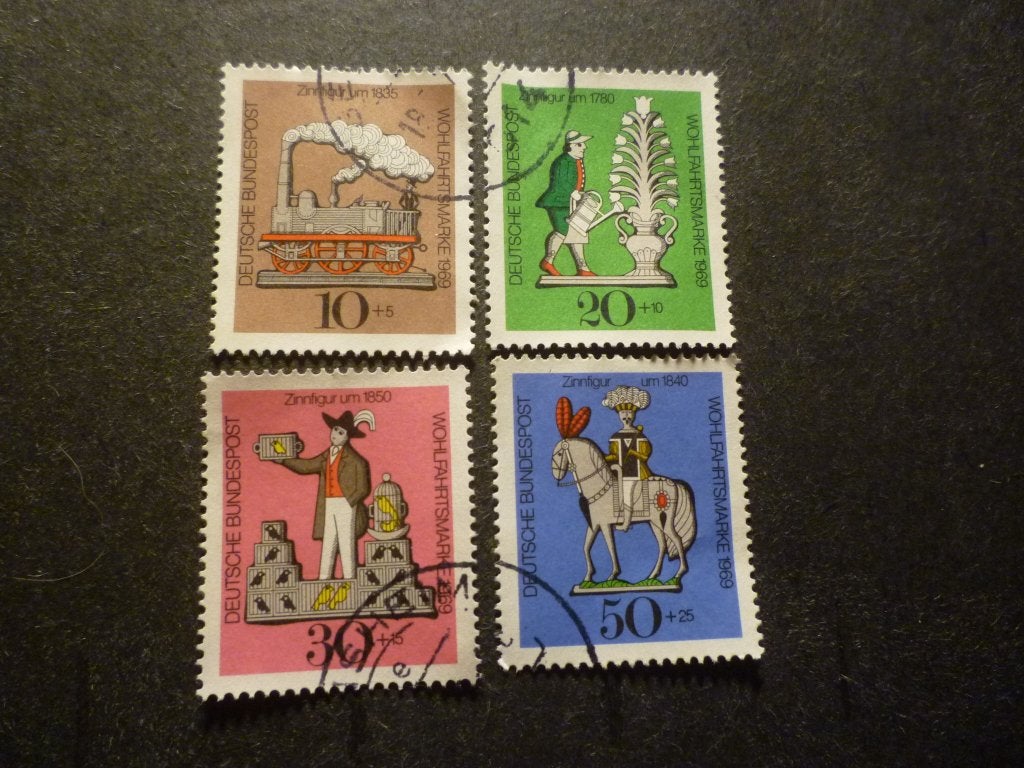 Duitsland/Allemagne 1969 Mi 604/607(o) Gestempeld/Oblitéré, Envoi, RFA, Affranchi