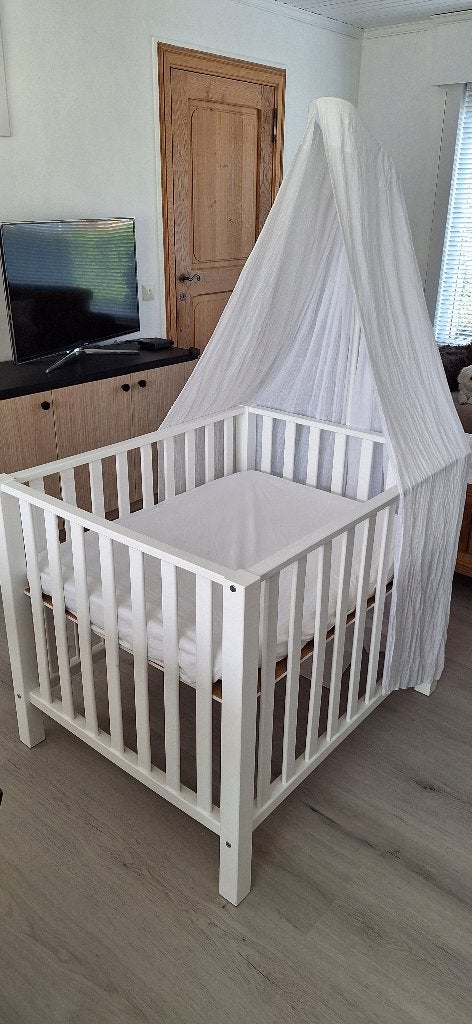 Baby bedje - Park merk Bopita, Kinderen en Baby's, Ophalen, Gebruikt, Vierkant, In hoogte verstelbaar
