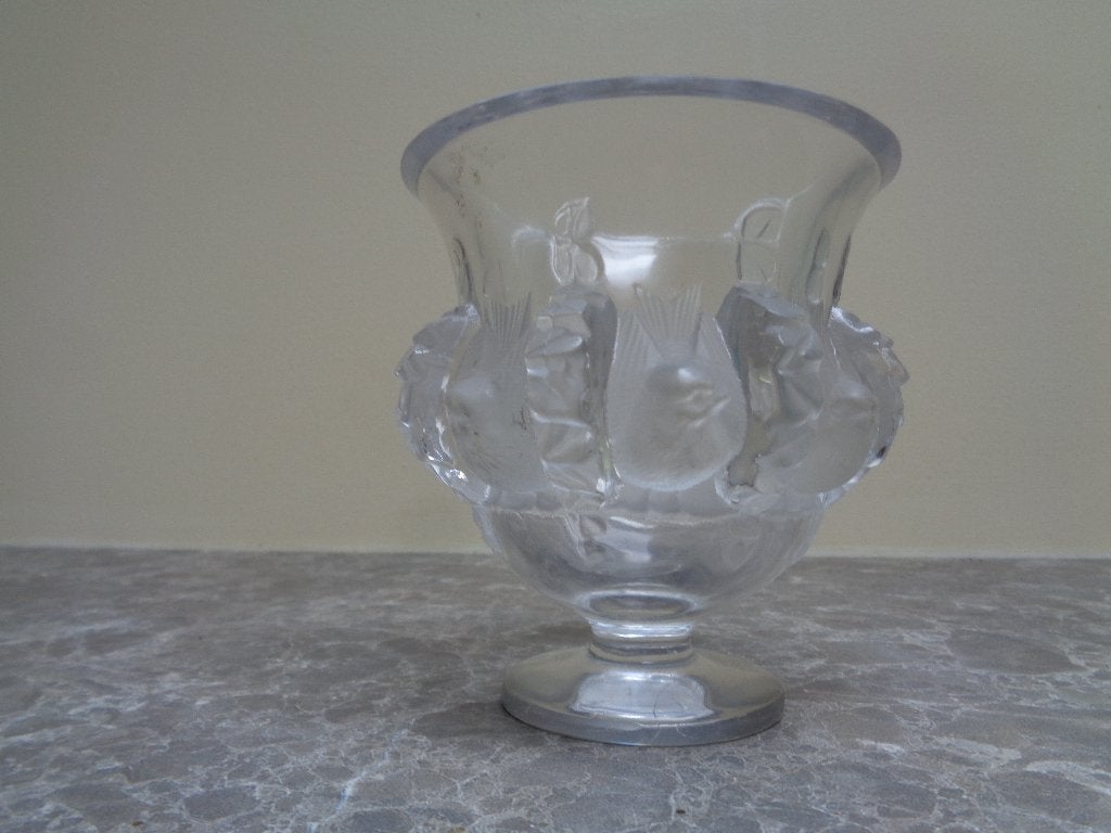 LALIQUE coupe avec oiseaux modèle Dampierre, Antiquités & Art, Enlèvement