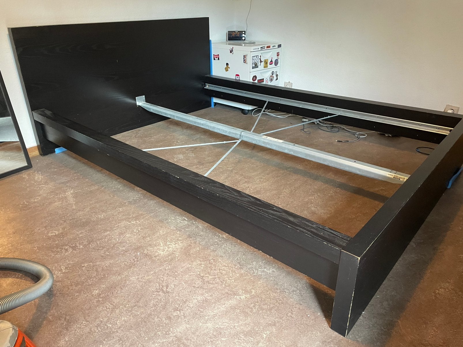 Twijfelaar beddenbak, Queen size, Enlèvement, Utilisé, Bois