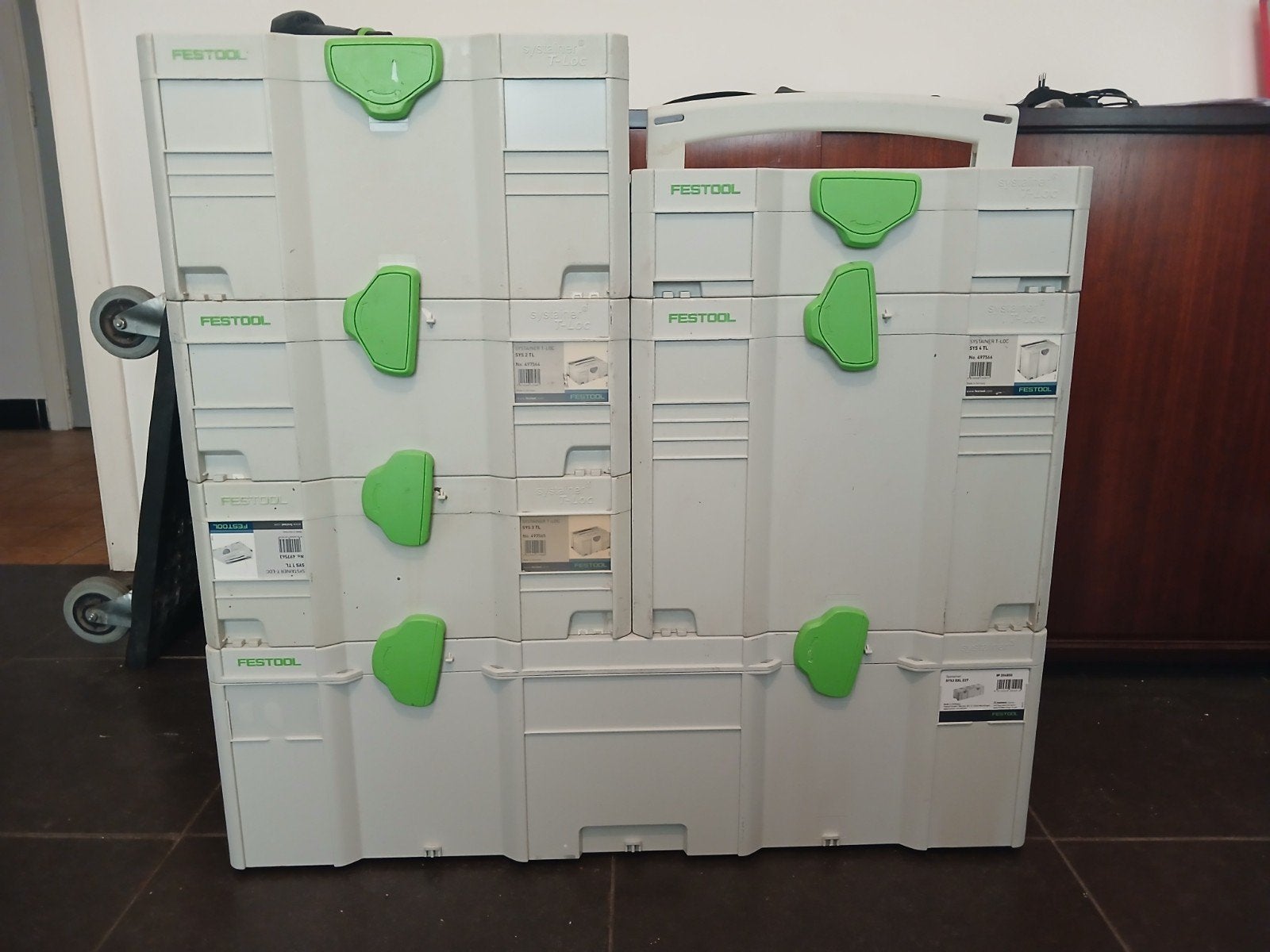 Festool SYSTAINER SET Système de rangement 

À récupé, Ophalen