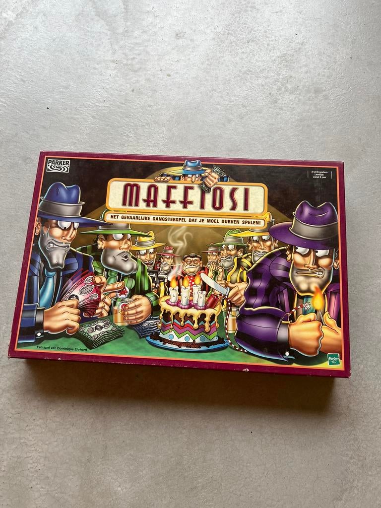 Maffiosi Gezelschapsspel – Parker/Hasbro, Hobby en Vrije tijd, Ophalen of Verzenden, Zo goed als nieuw